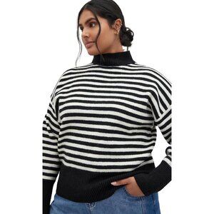 Women's Plus Size Sweater Knit Turtleneck Casual Comfort Versatile Wear